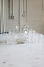 Vintage Pitcher and Glassware Set