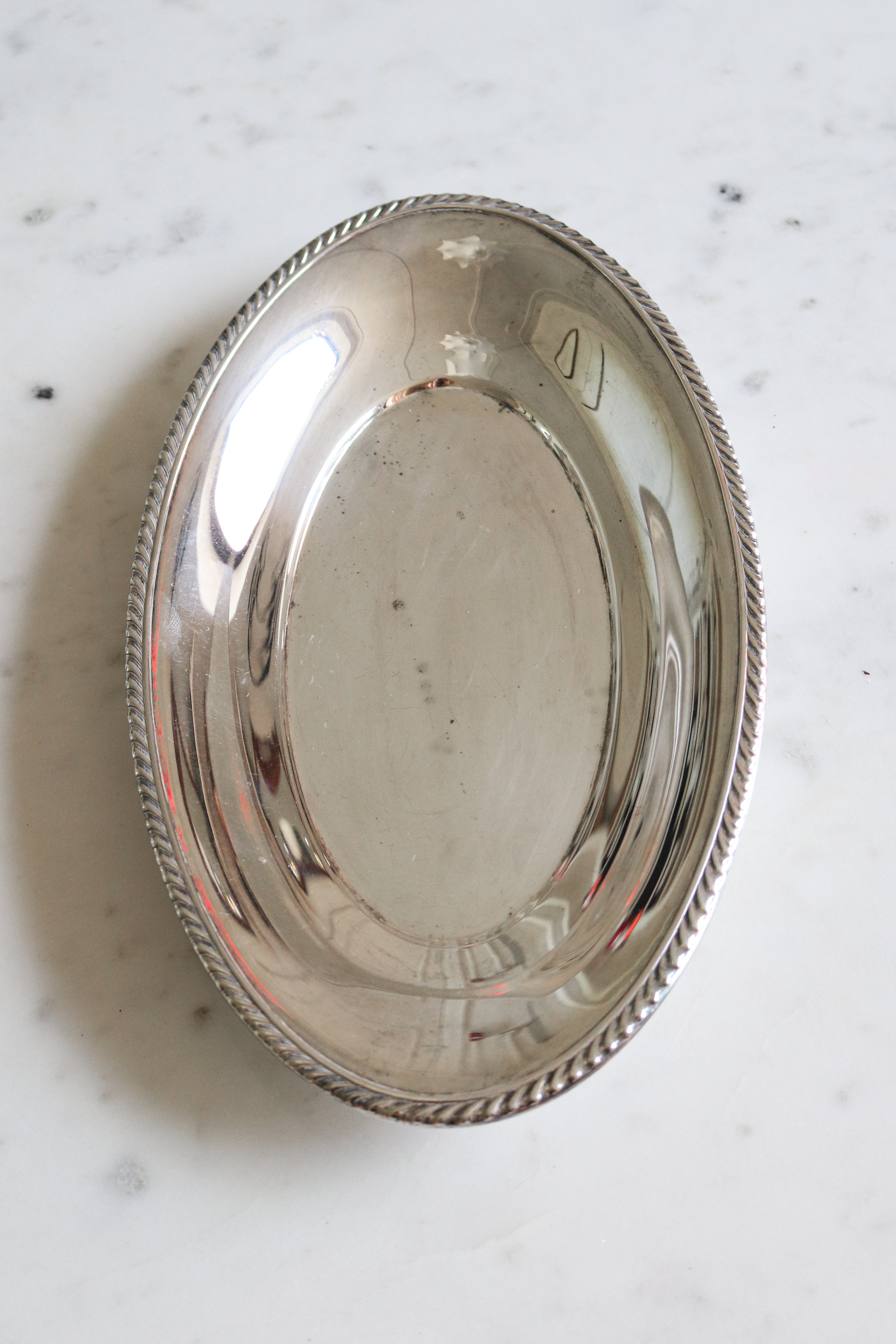 Sterling Silver Oval Dish / Catch-all