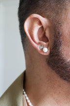 Small Sterling Silver Arrowhead Stud Earrings