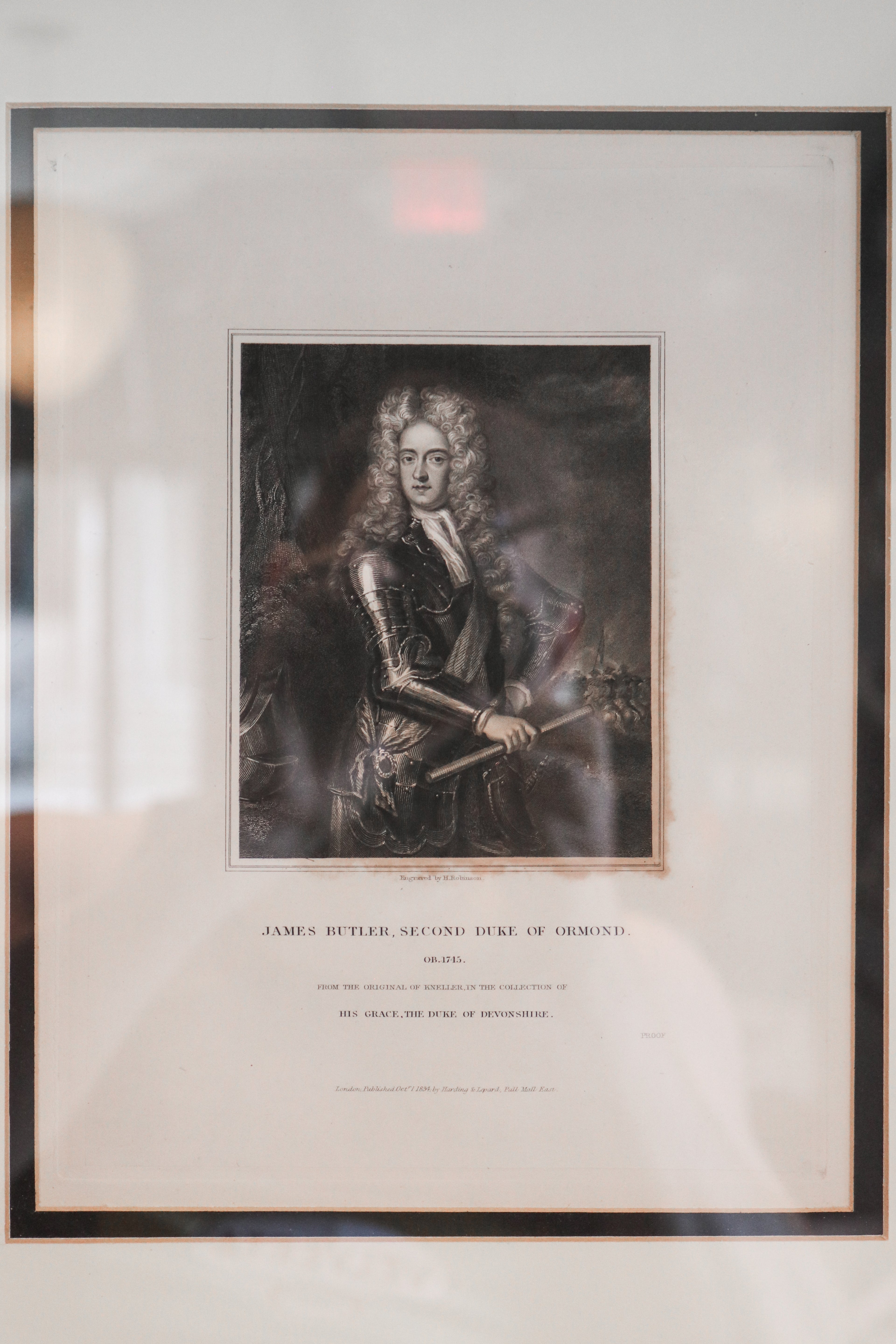 Framed English Royalty Portrait
