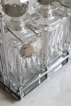 Antique Crystal Decanter Tantalus