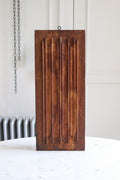 Antique Hand-Carved Linen Fold Panel
