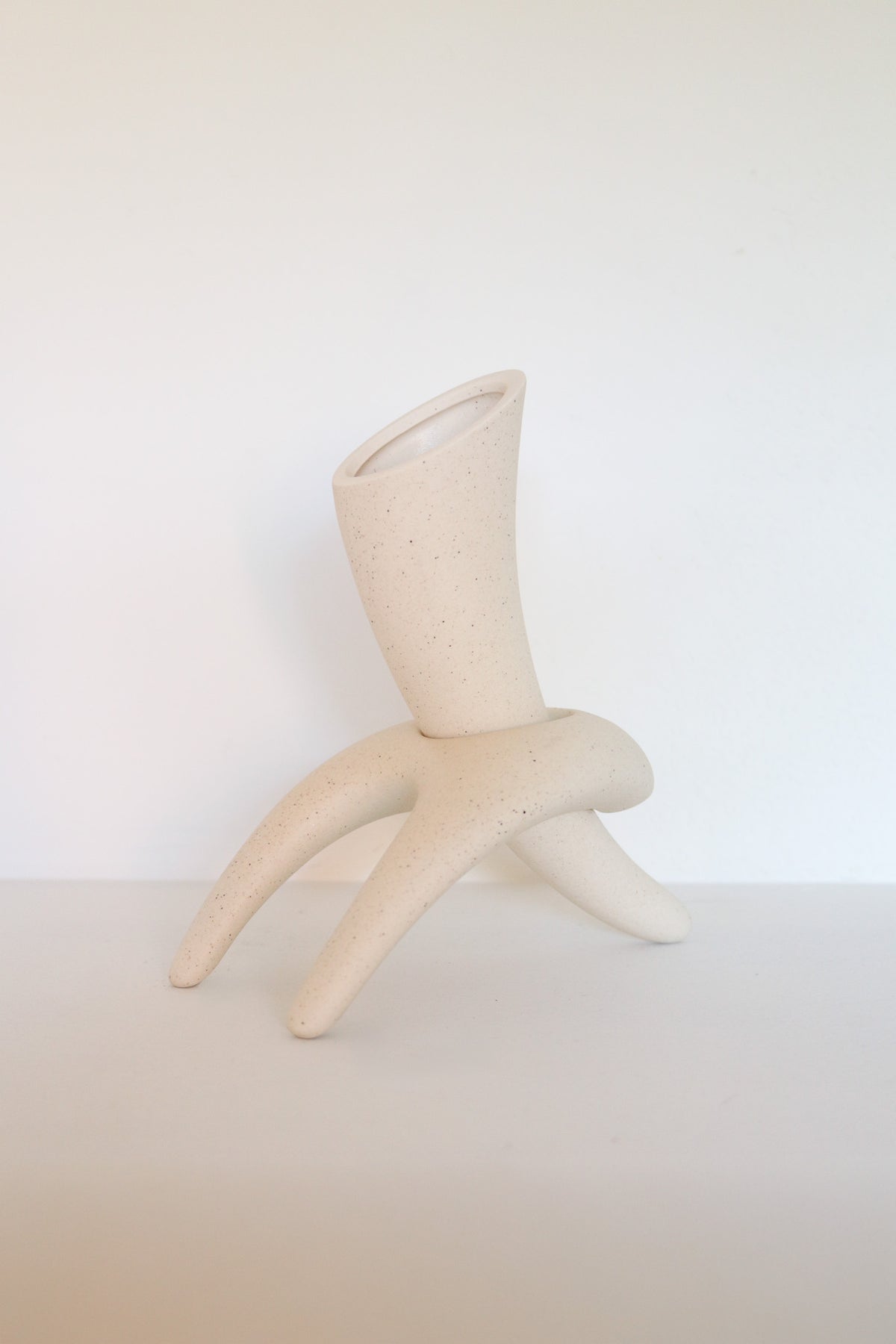Ceramic Horn Vase