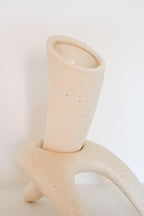 Ceramic Horn Vase