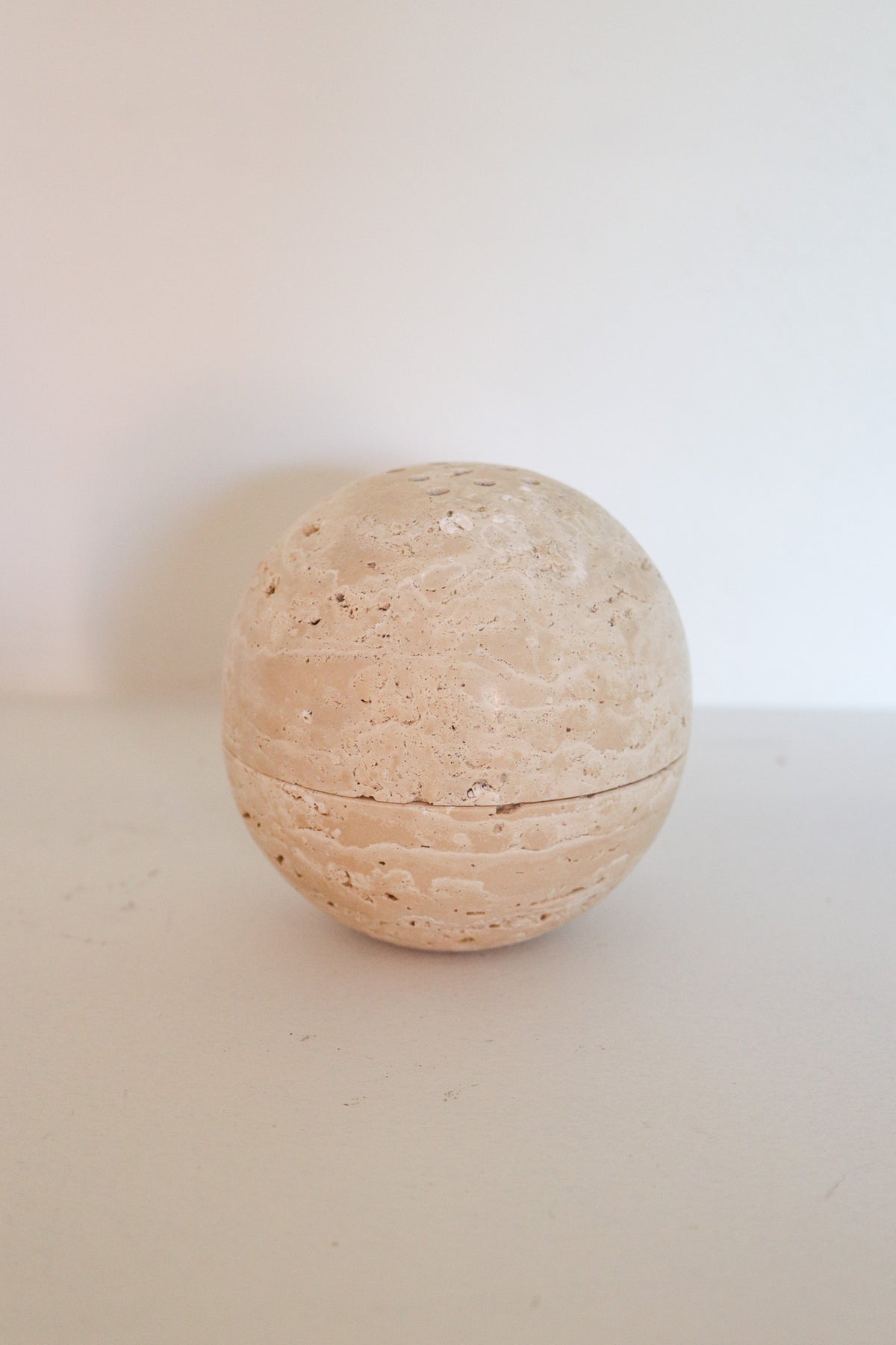 Travertine Incense Burner