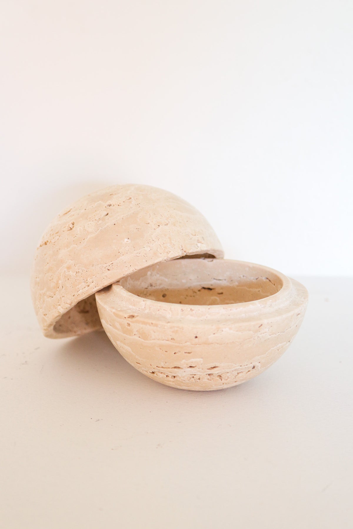 Travertine Incense Burner