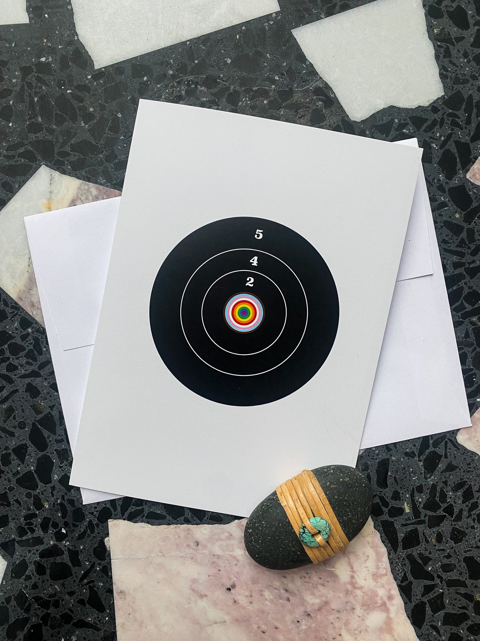 Target Locked: Love, Loud + Proud- Greeting Card