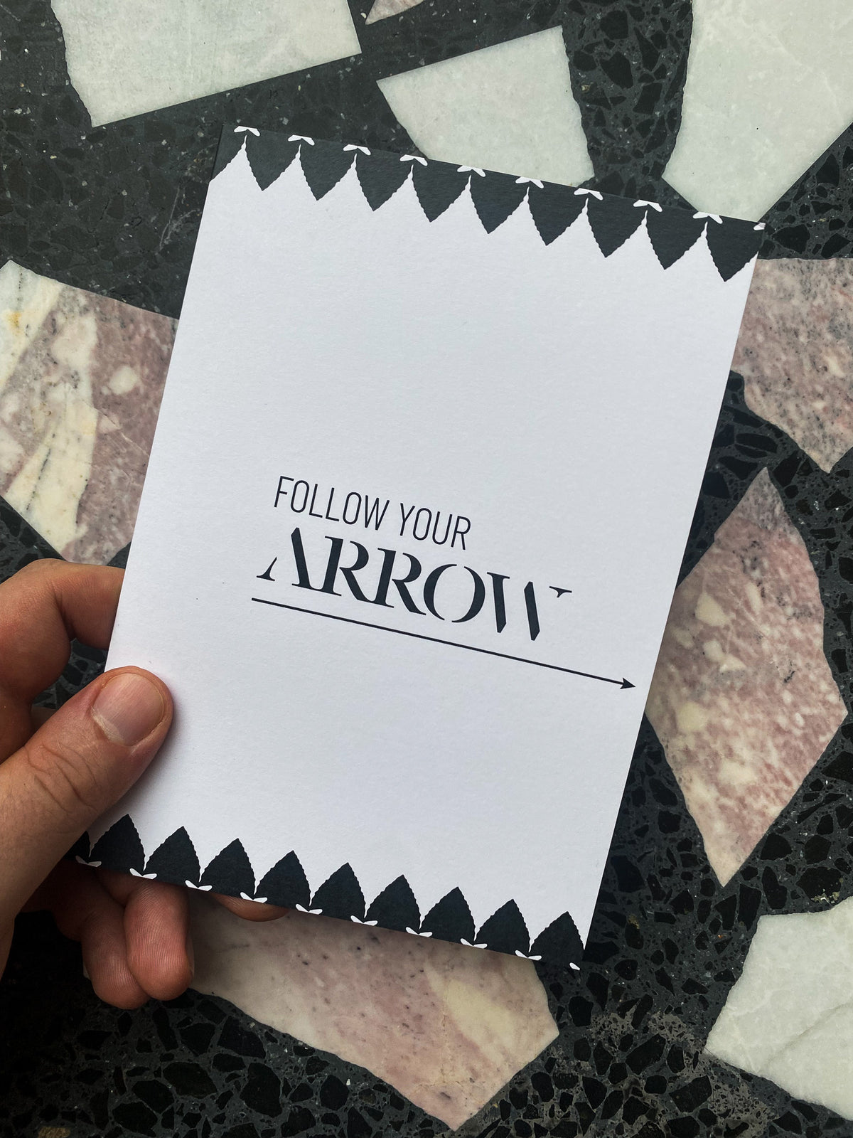 Follow your Arrow. Find your Fort - Greeting Card