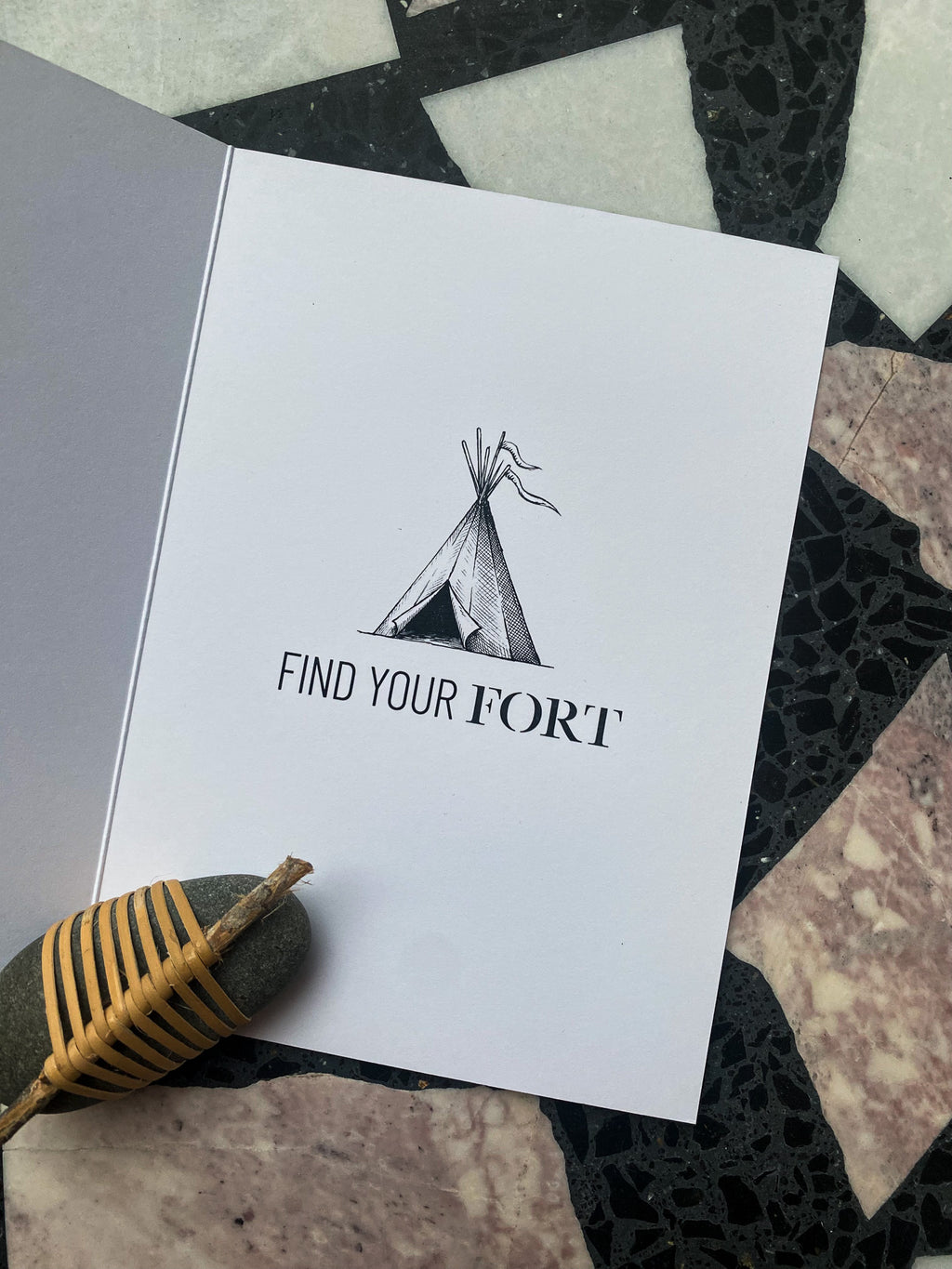 Follow your Arrow. Find your Fort - Greeting Card