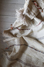 Moroccan Wedding Blanket: Orange Handira