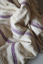 Moroccan Wedding Blanket: Violet Handira