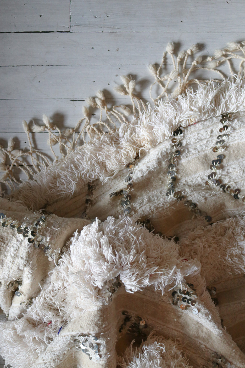 Moroccan Wedding Blanket: Violet Handira