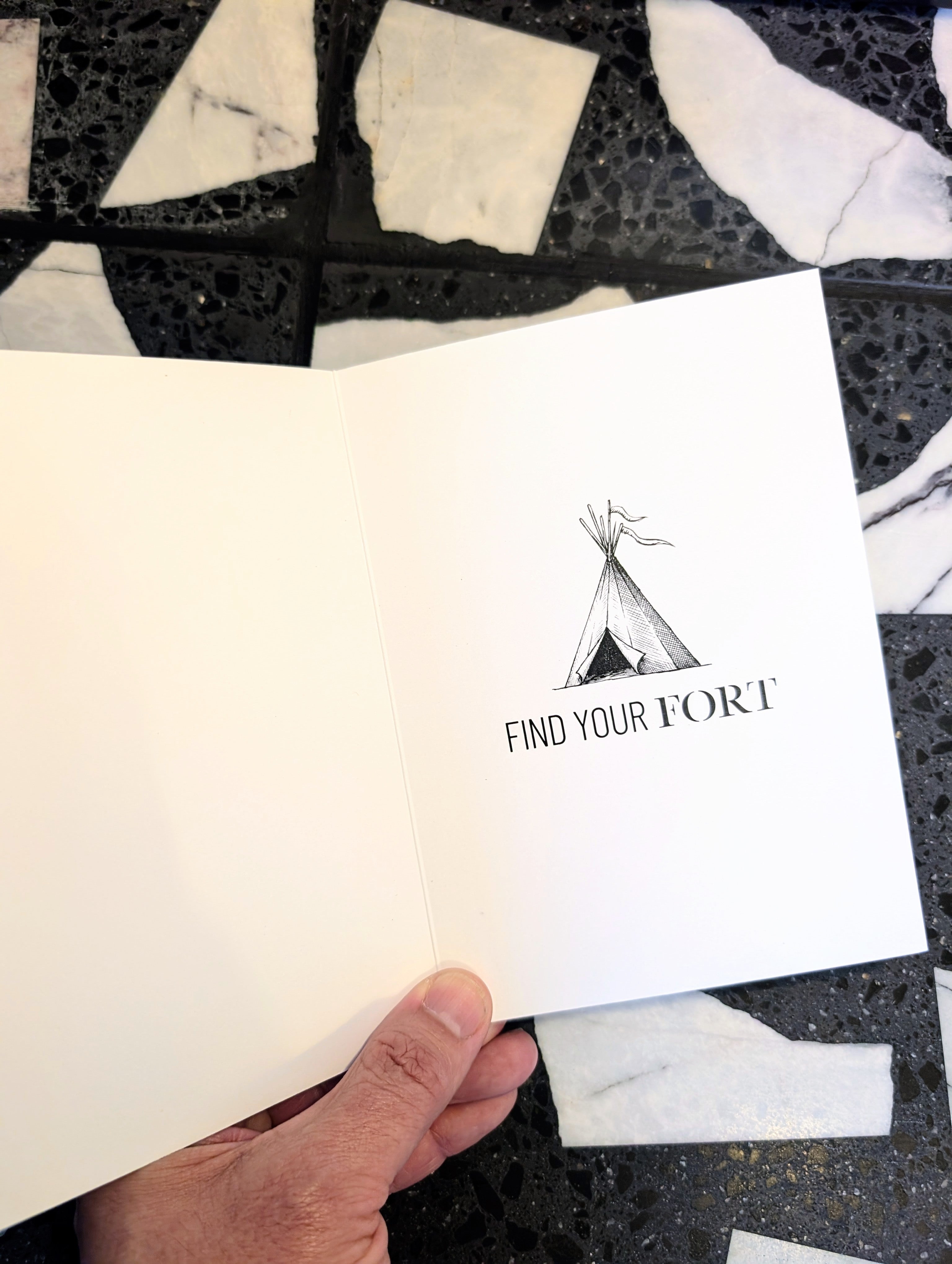 Fort & Arrow Greeting Card