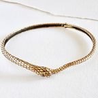 Brass Serpent Choker Necklace