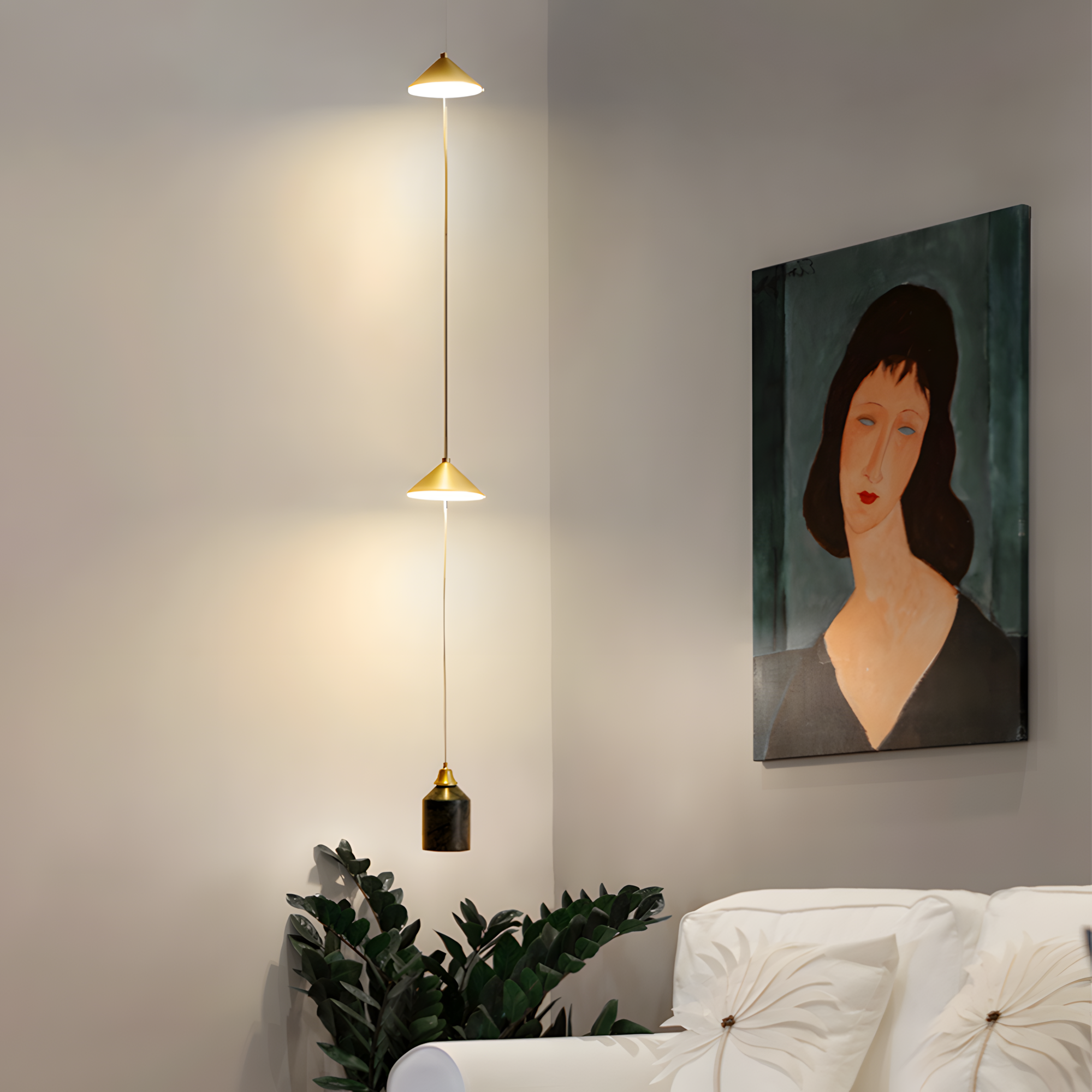 3-Head Floor Lamp