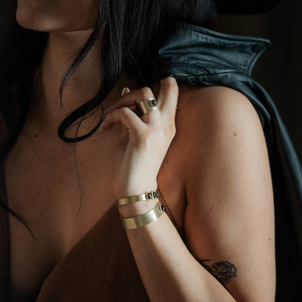 Bridger Cuff // Copper Obsidian
