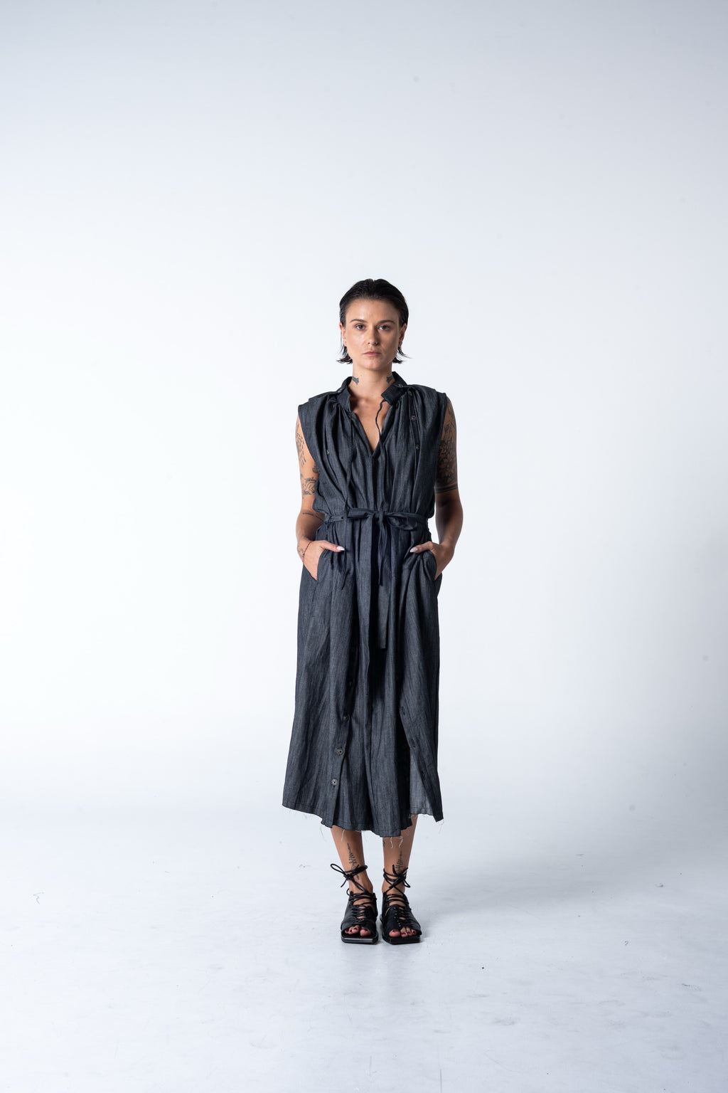 Raba Dress - Denim