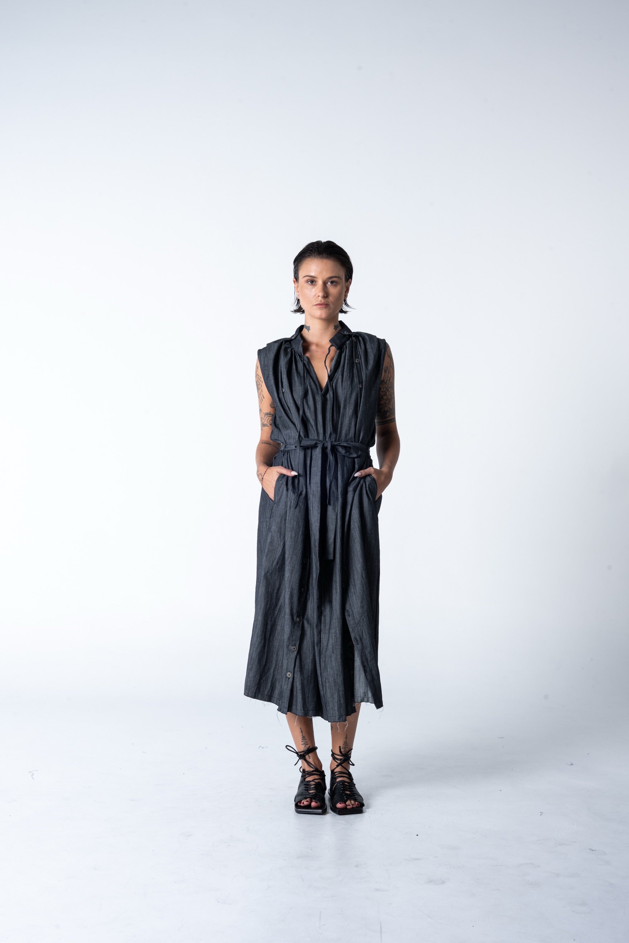 Raba Dress - Denim