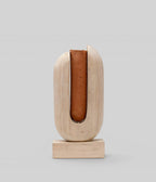 Arched Wood Vase, Pale