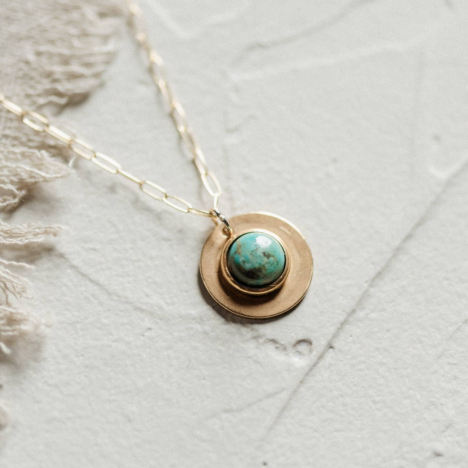Gibbon Necklace // 16mm // Demi-Fine Gold