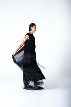 Cut Out Vest - Black