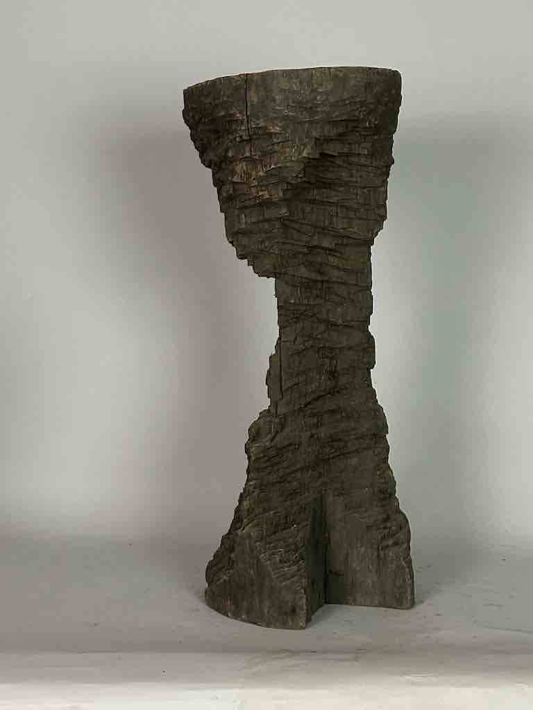 African Woodblock Stool Transformational & Sculptural- Ivory Coast