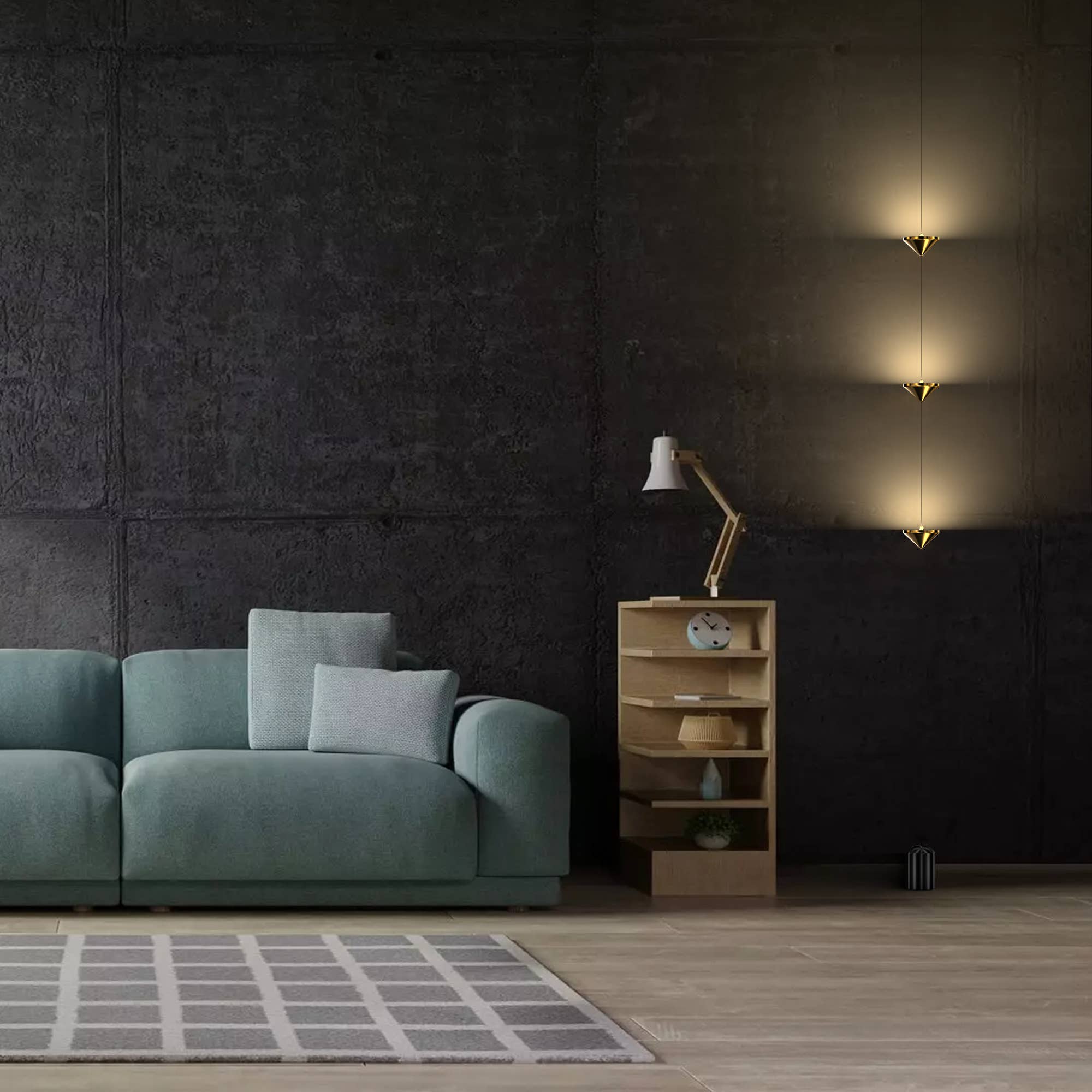 3-Head Floor Lamp