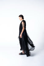 Cut Out Vest - Black