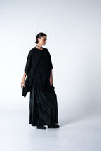 Wing Top - Black w/ Malachite