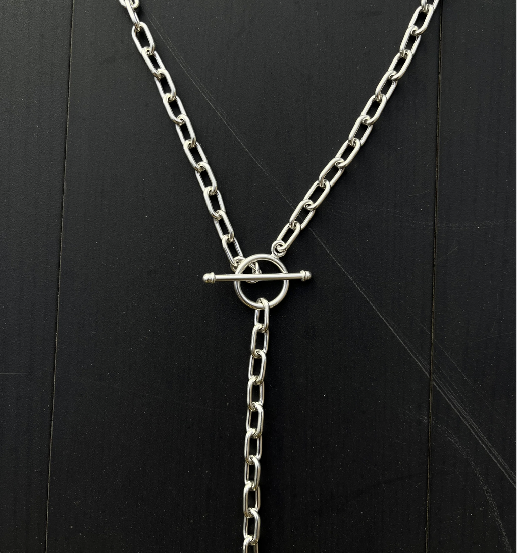 Sterling Silver Antler Tip Necklace