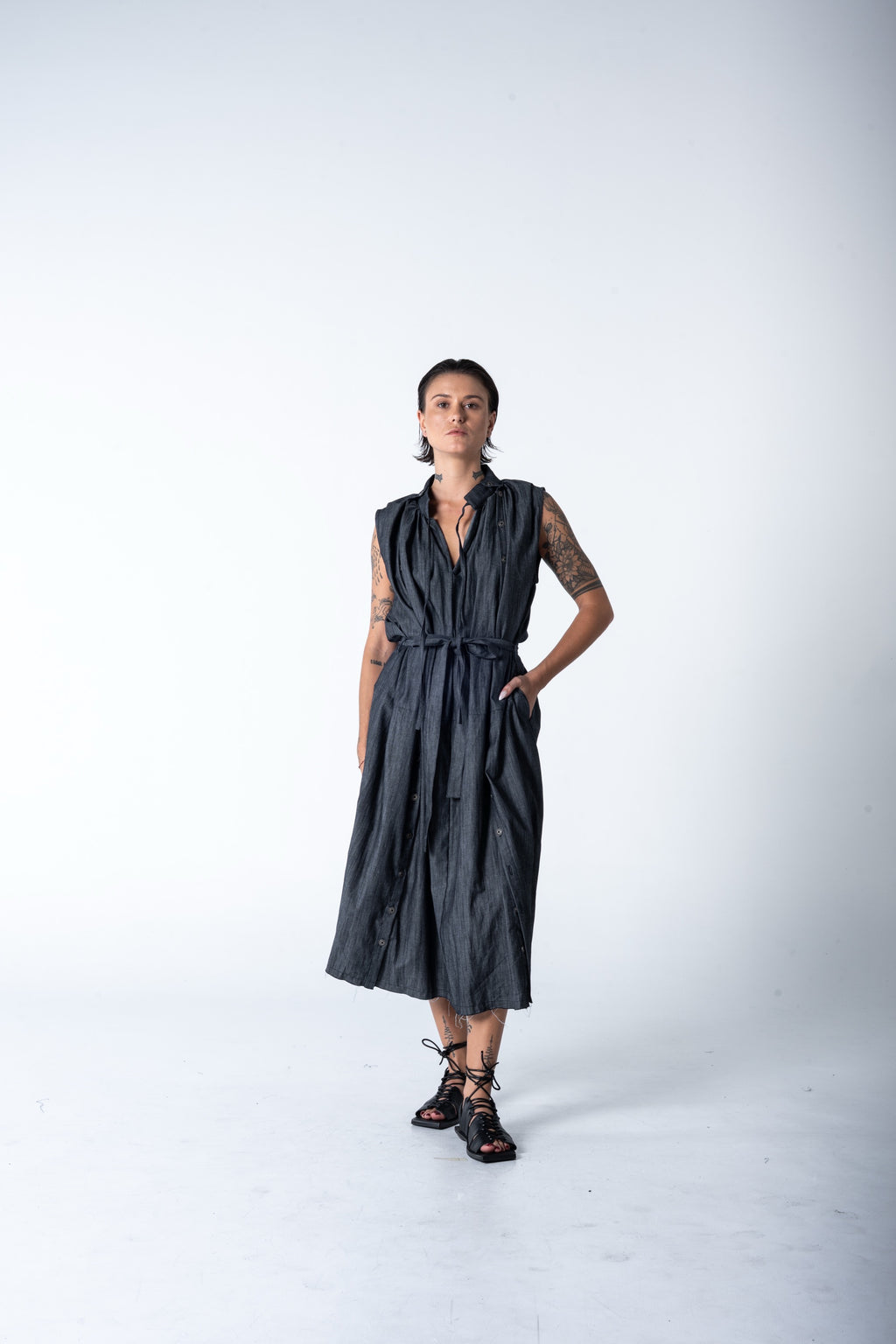 Raba Dress - Denim