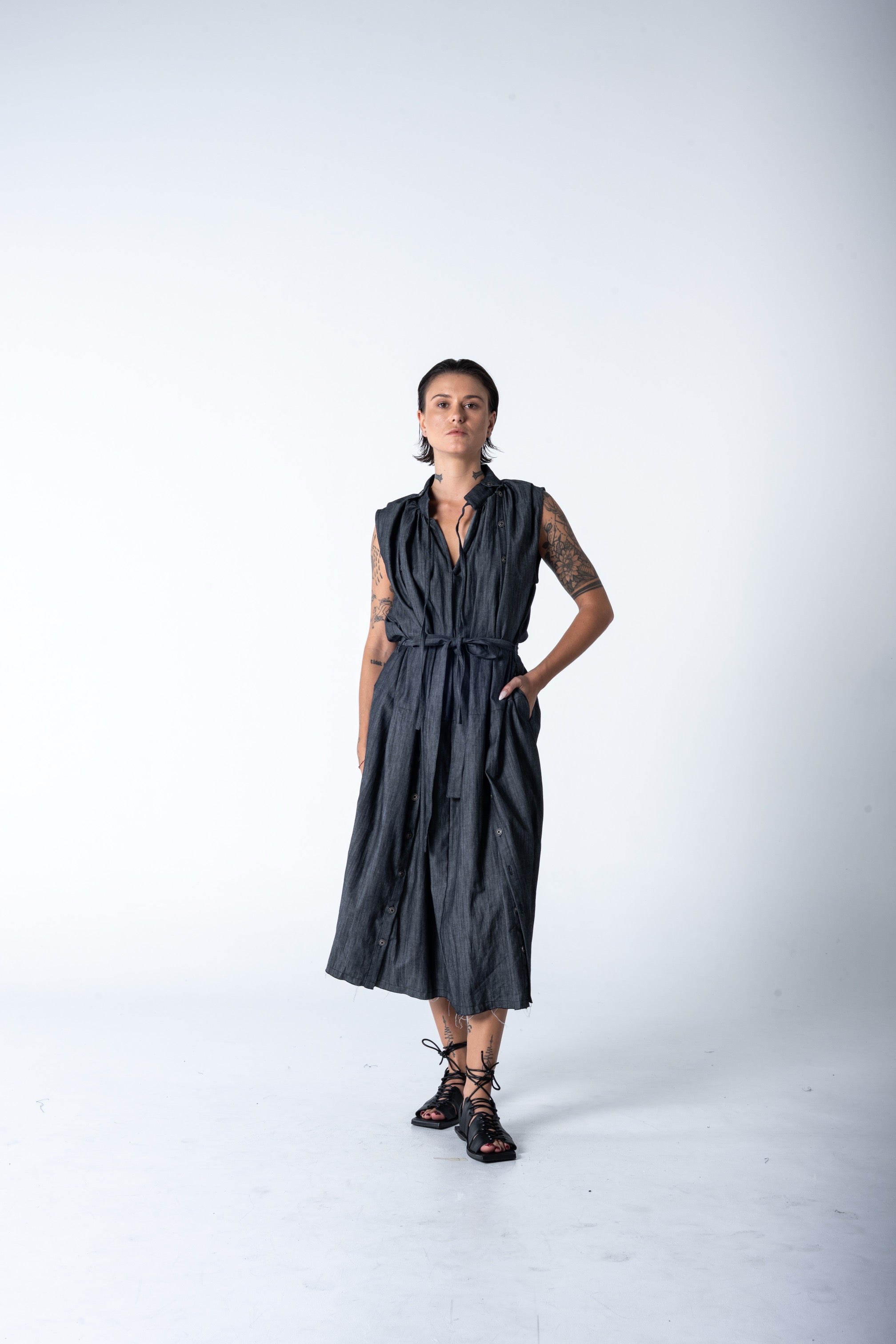 Raba Dress - Denim