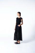 Atthis  Dress - Black