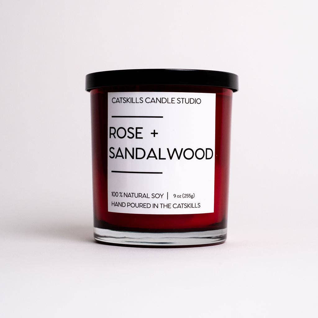 Rose + Sandalwood - Red Jar