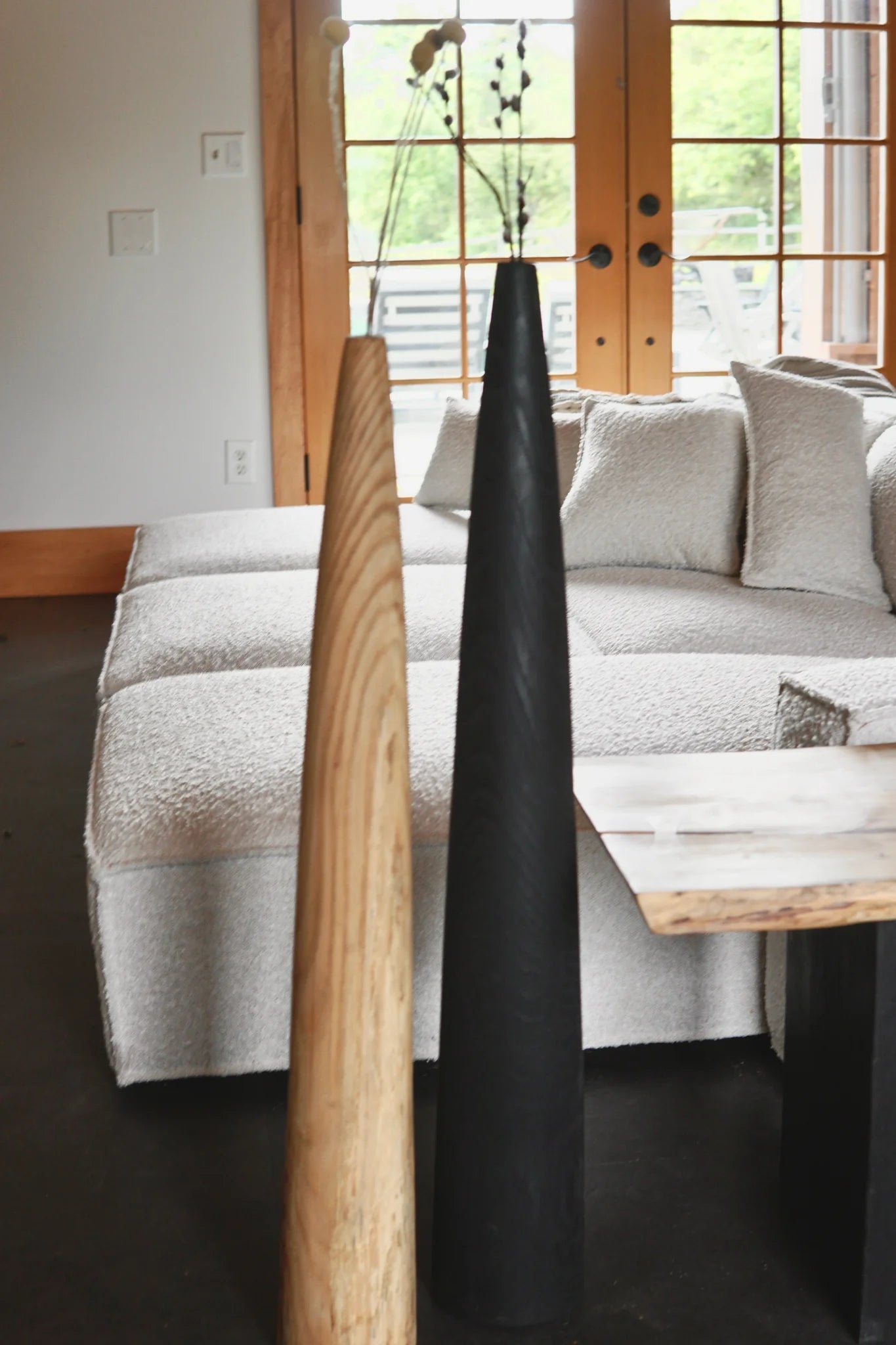 Pair of Stalagmite Bud Vases