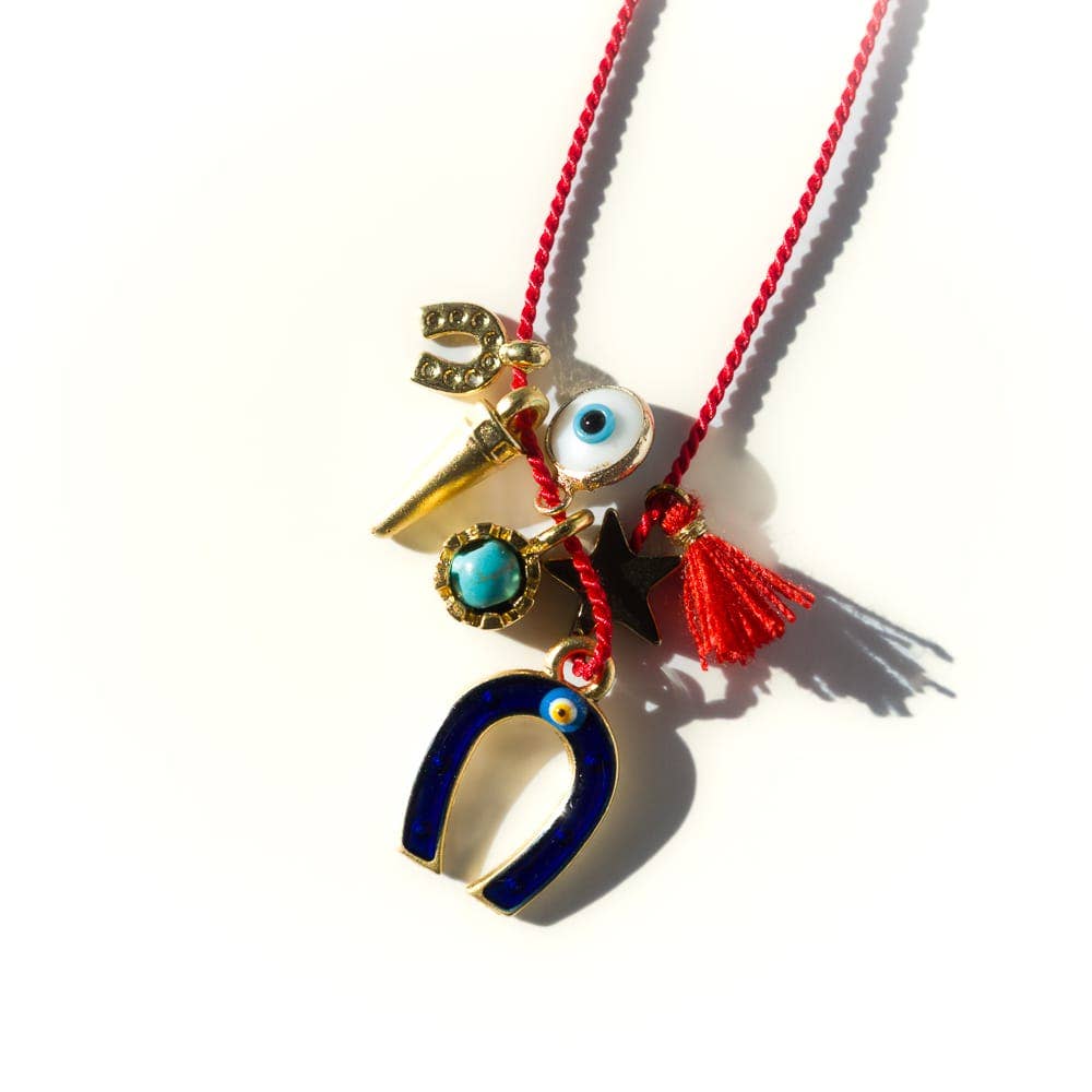 All The Luxe Lucky Charm Necklace