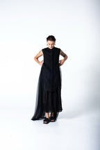 Cut Out Vest - Black