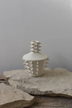 Handmade Ceramic Spikes Flower Vase III