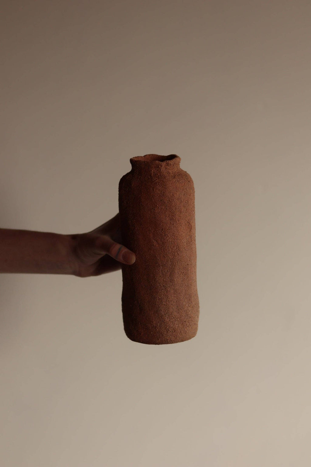 8.5" Gathered Earth Vessel