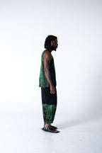 Oula Tank Viscose - Satin Malachite