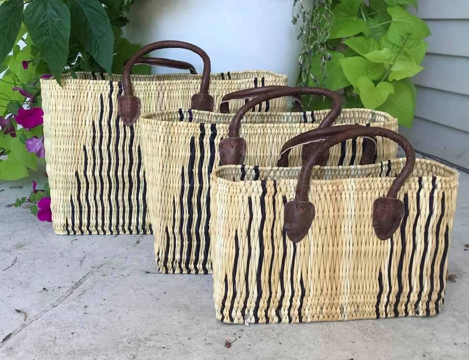 Moroccan Market Baskets - Midnight Pyramid