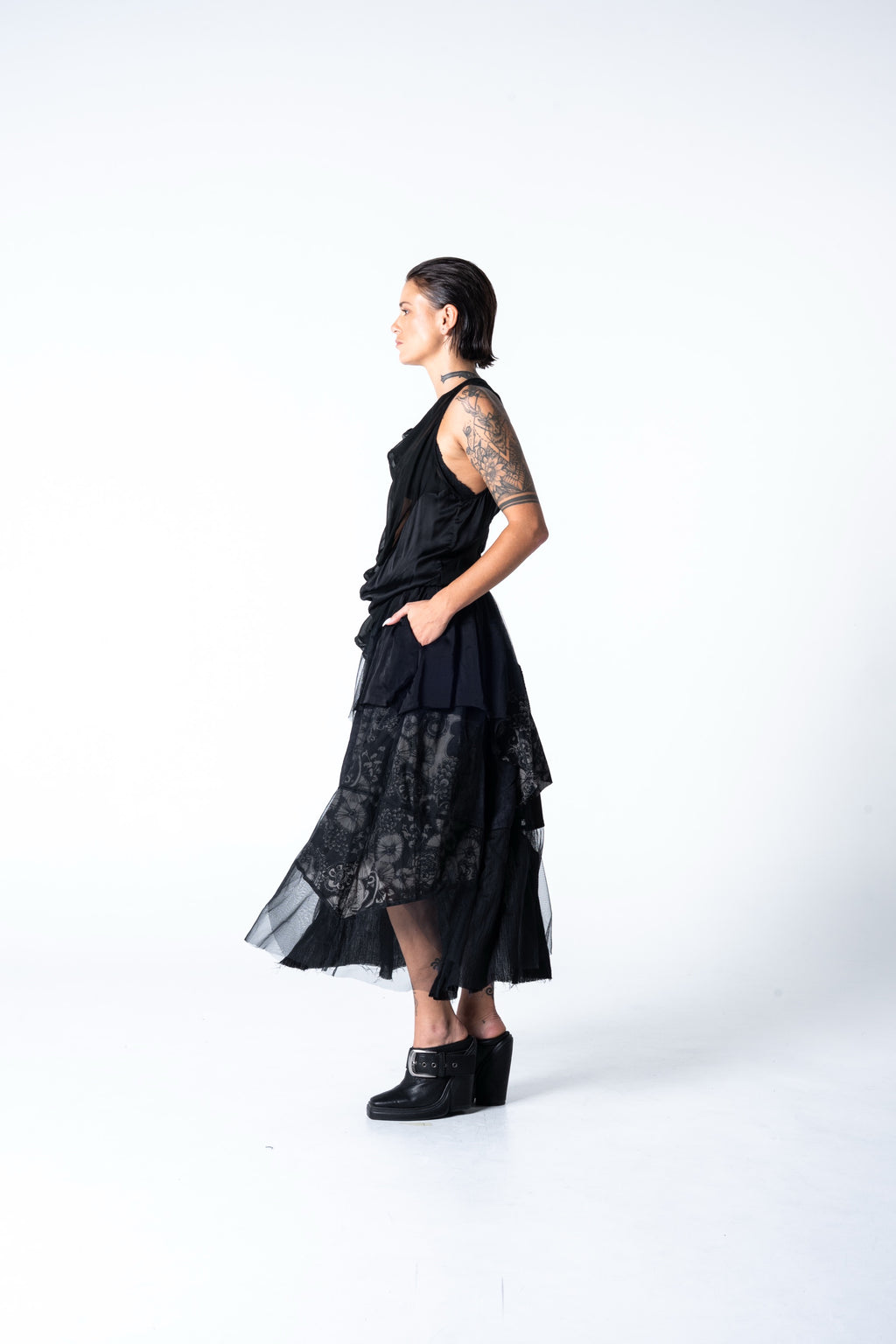 Gorgo Skirt - Mixed Dark