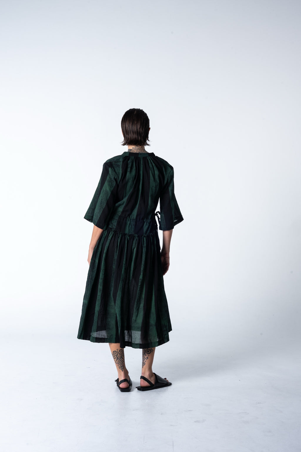 Piccolo Dress - Malachite Stripe