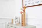 Soliflore Vase "Mesa"  in Solid Oak.