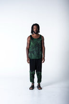 Oula Tank Viscose - Satin Malachite