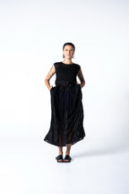 Atthis  Dress - Black