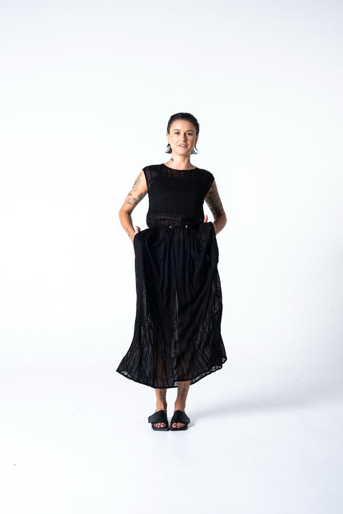 Atthis  Dress - Black
