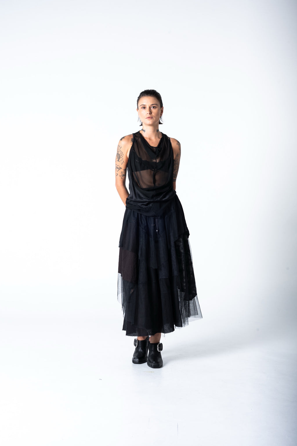 Gorgo Skirt - Mixed Dark