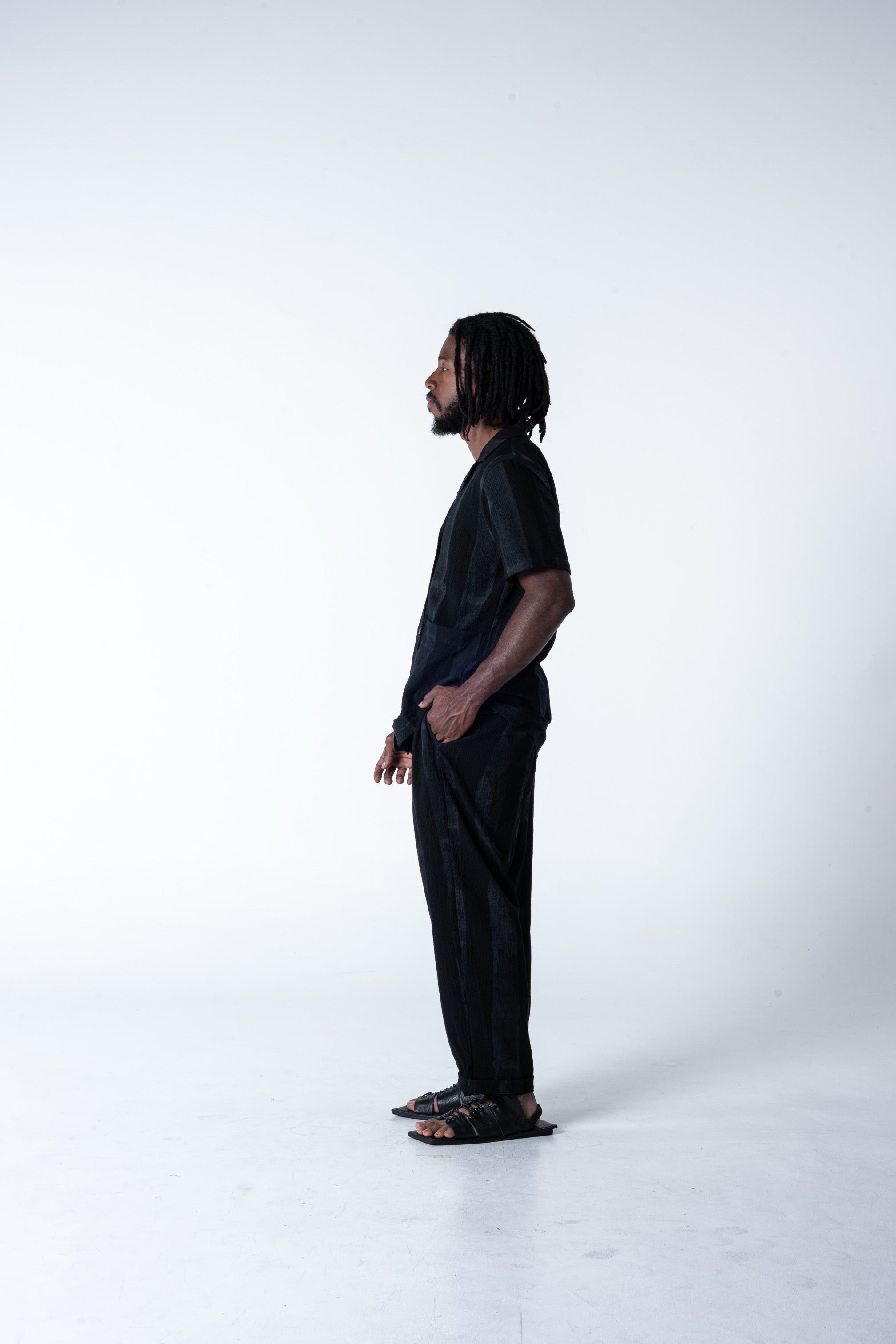 Family Man Shirt - Grey Stripe