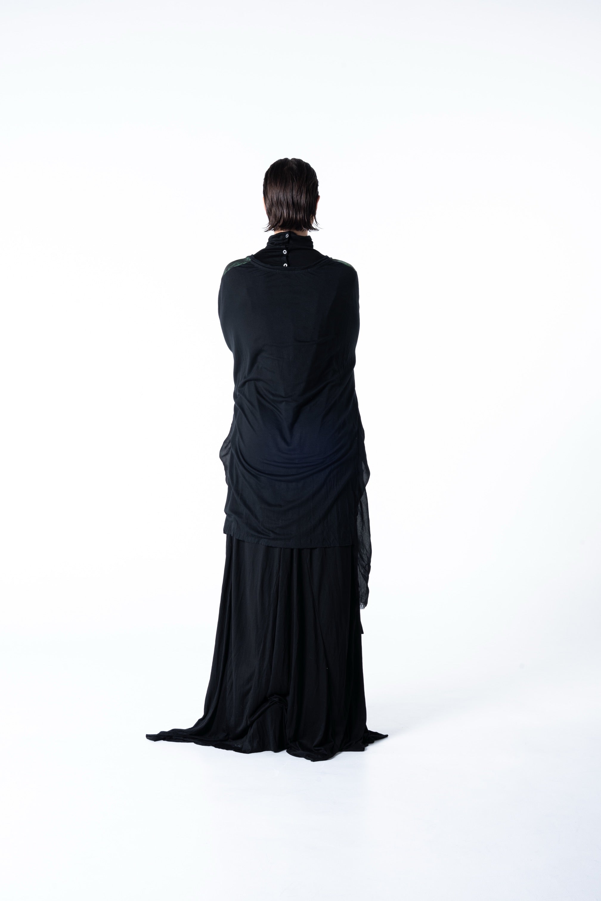 Chrome Tunic - Black w/ Malachite